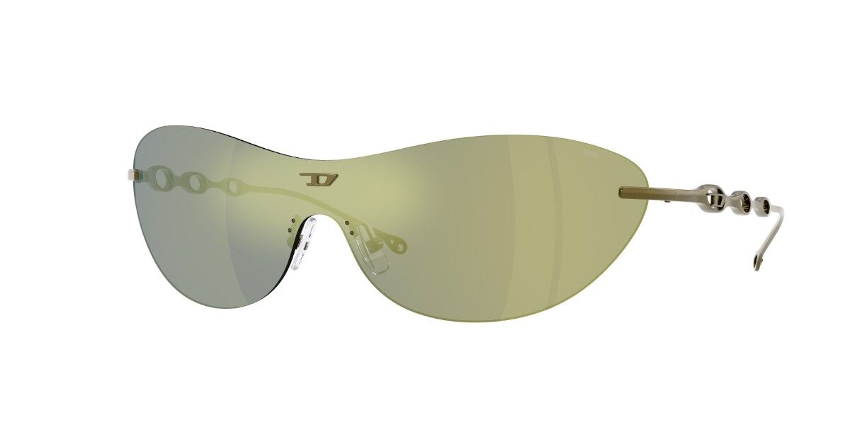 Diesel DL1006 114/J2, Green frame, Solid Iridium Emerald Green Full Multilayer Dark Purple Mirror lenses