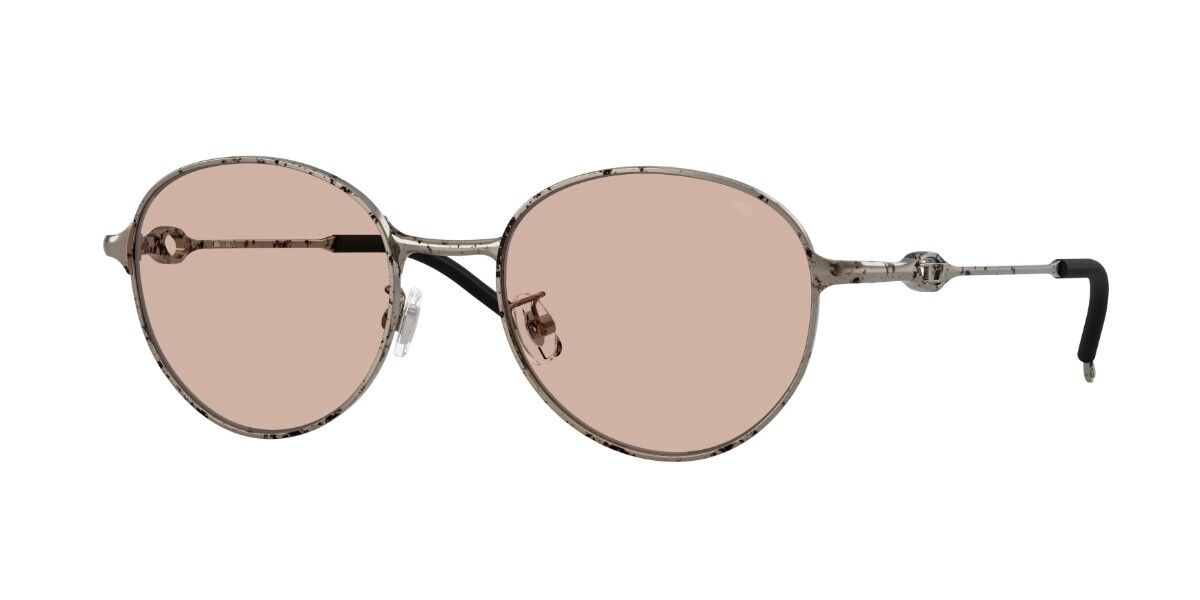 Diesel DL1012D Asian Fit 103273, Silver frame, Solid Light Brown lenses