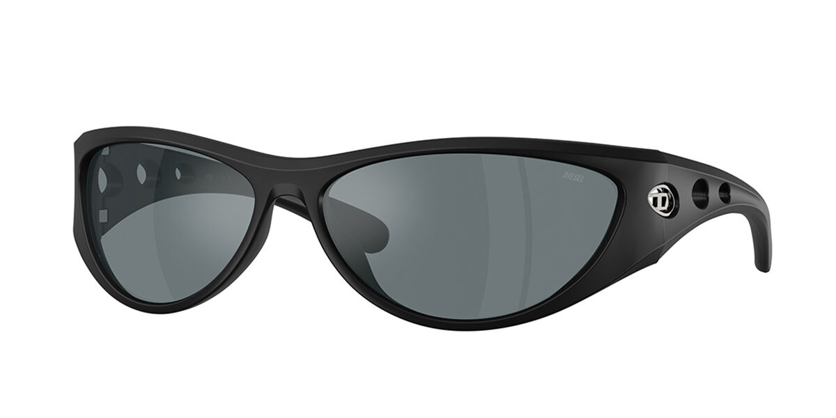 Diesel DL3004U 20026G, Black frame, Dark Grey Mirror lenses