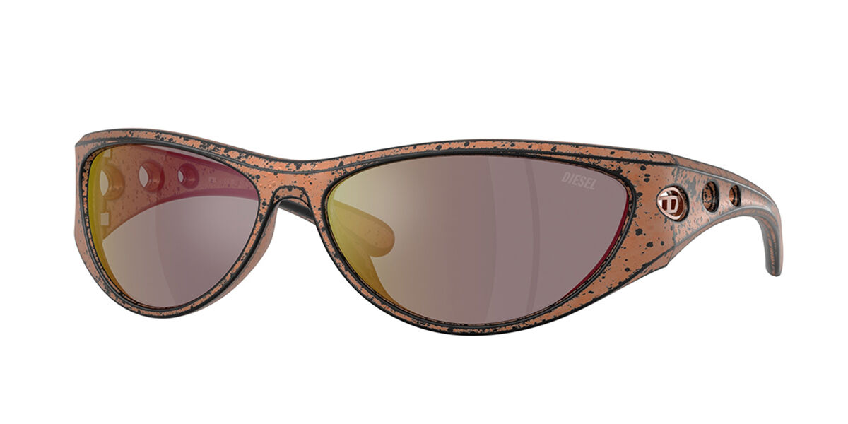 Diesel DL3004U 20114Z, Brown frame, Bronze Mirror lenses