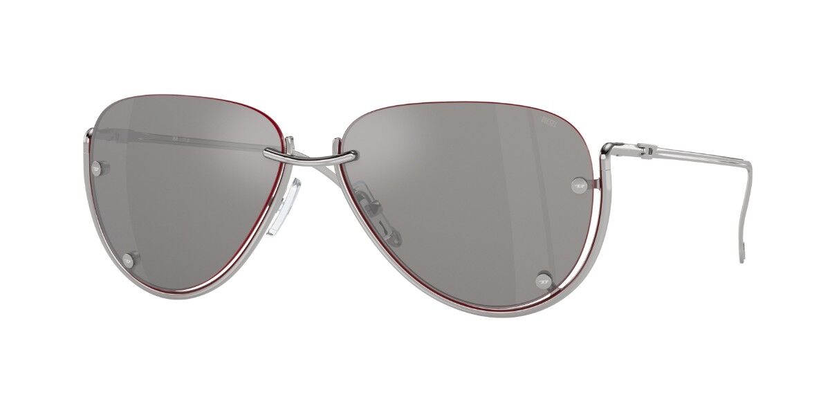 Diesel DL1003 103/6G, Silver frame, Solid Grey Mirror lenses