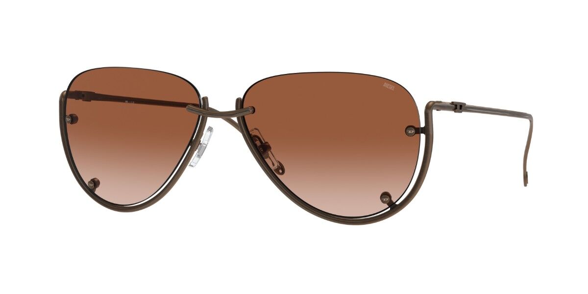 Diesel DL1003 105/13, Brown frame, Gradient Dark Brown lenses