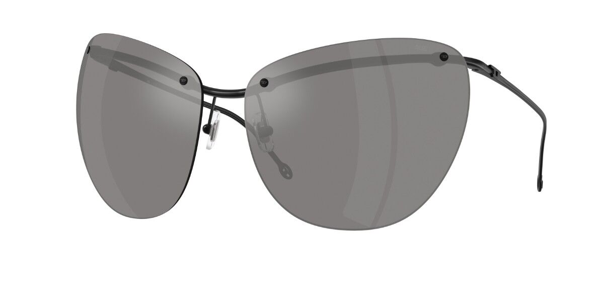 Diesel DL1007 109/6G, Black frame, Solid Grey Silver Mirror lenses