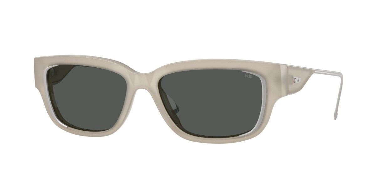 Diesel DL2002MU 201987, White frame, Solid Dark Grey lenses
