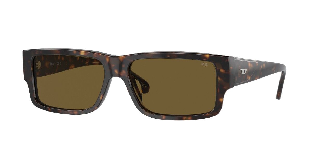 Diesel DL2003 713/73, Tortoiseshell frame, Solid Plain Brown lenses