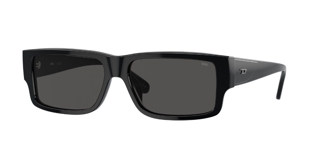 Diesel DL2003 701/87, Black frame, Solid Dark Grey lenses