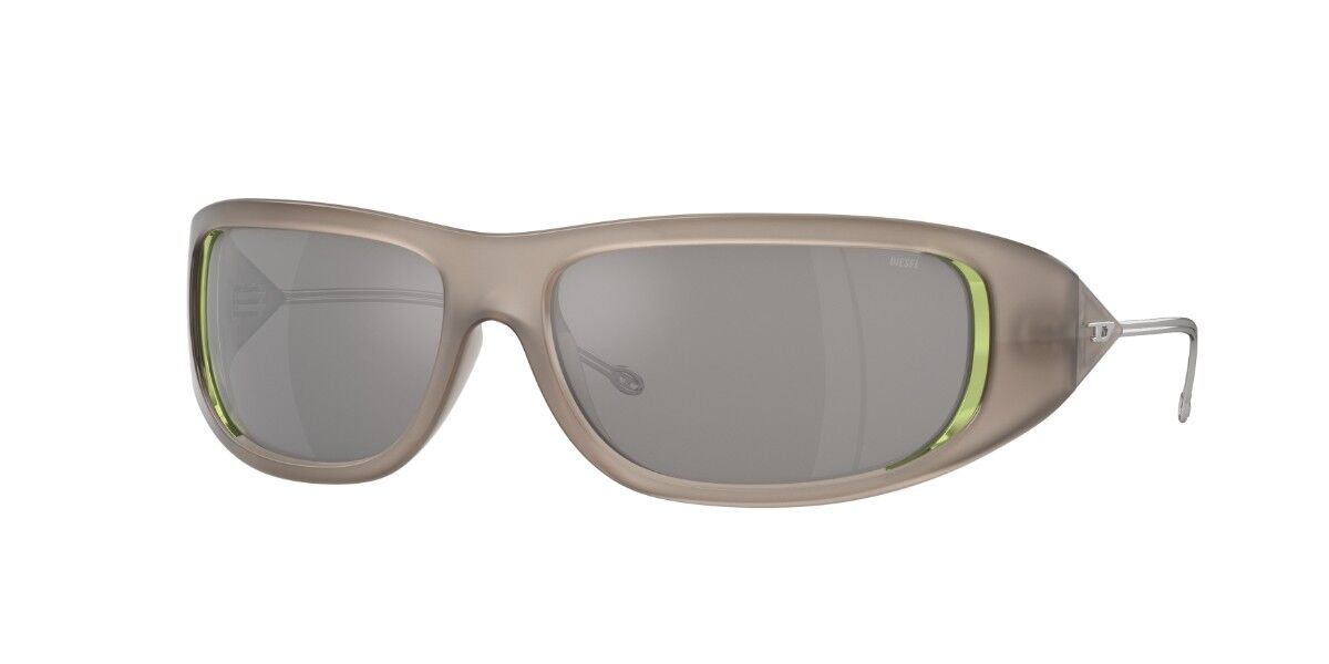 Diesel DL3001 502/6G, Grey frame, Solid Grey Mirror lenses