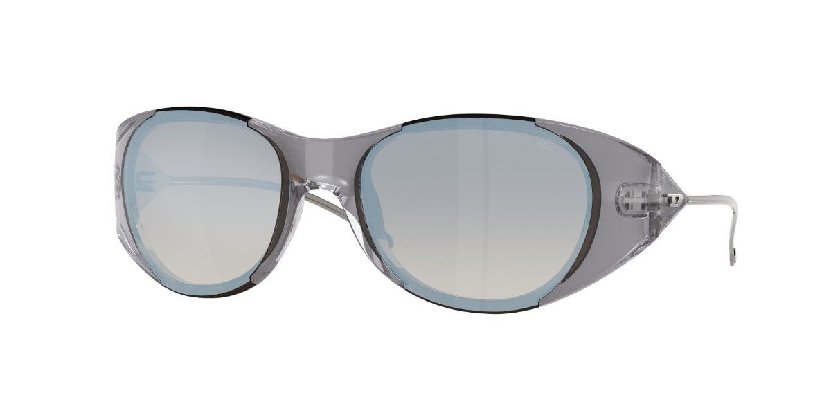 Diesel DL3003 507/B8, Grey frame, Gradient Brown Full Multilayer Silver Mirror lenses