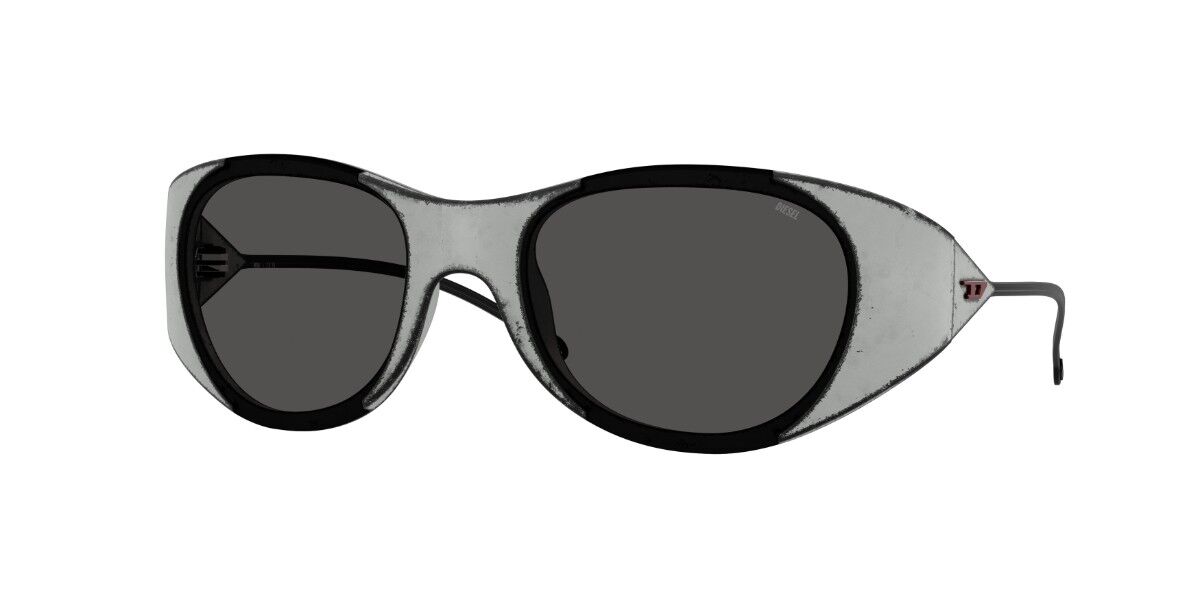 Diesel DL3003 509/87, Grey frame, Solid Dark Grey lenses