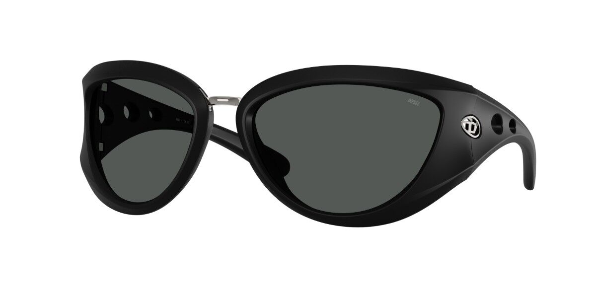 Diesel DL3007U 200287, Black frame, Dark Grey lenses