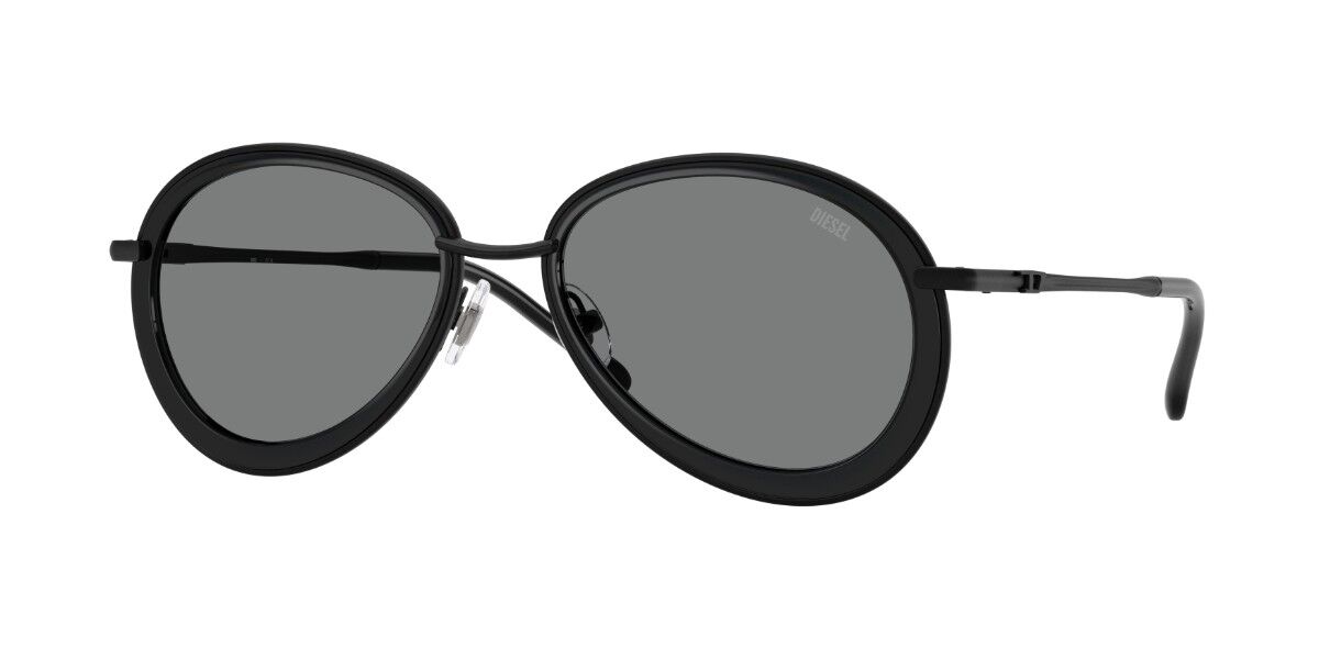 Diesel DL1016 100887, Black frame, Dark Grey lenses