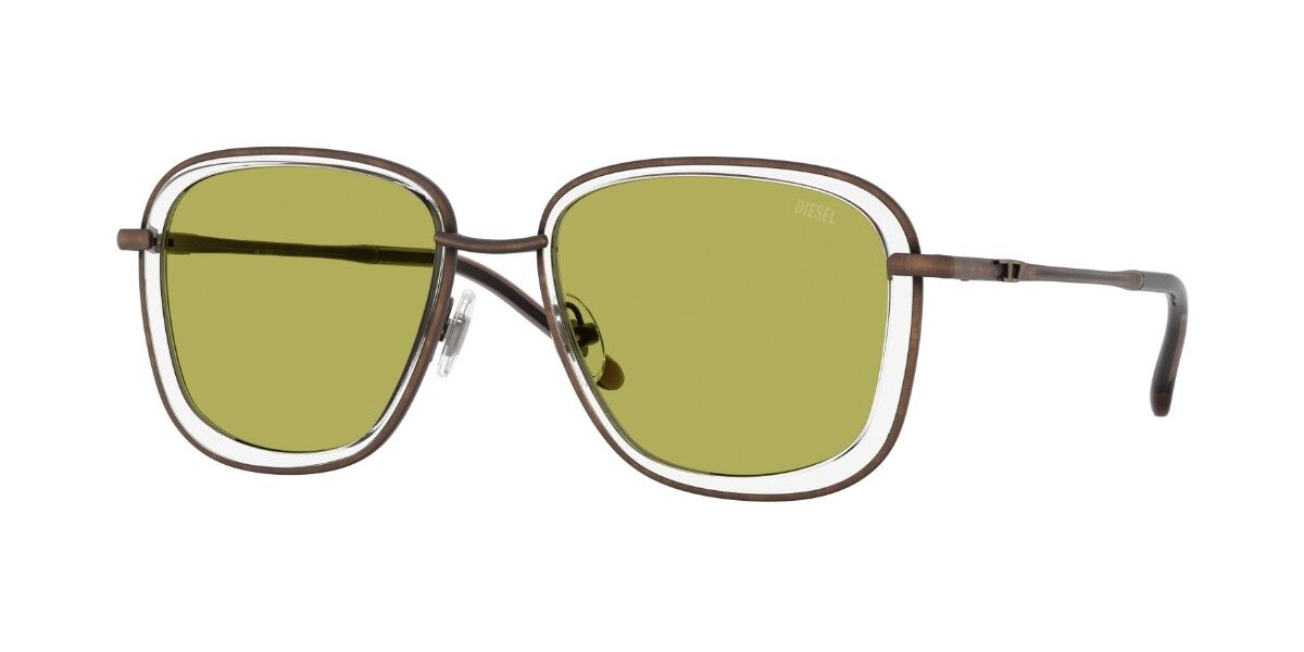 Diesel DL1017 1040/2, Brown frame, Green lenses