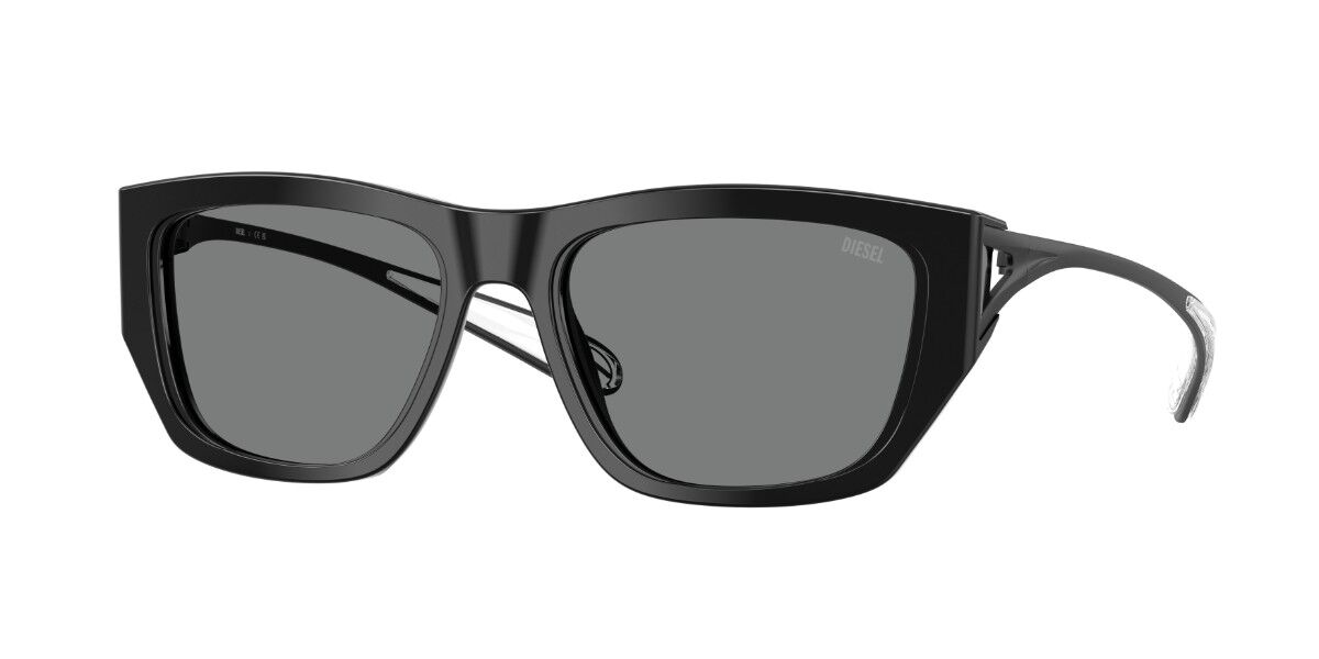 Diesel DL2006 200187, Black frame, Dark Grey lenses