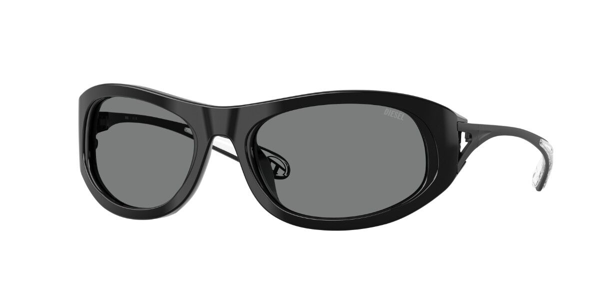 Diesel DL2007U 200187, Black frame, Dark Grey lenses
