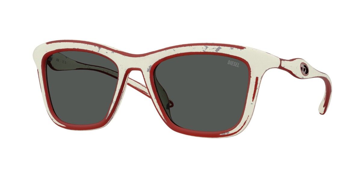 Diesel DL3008U 201087, Red frame, Dark Grey lenses