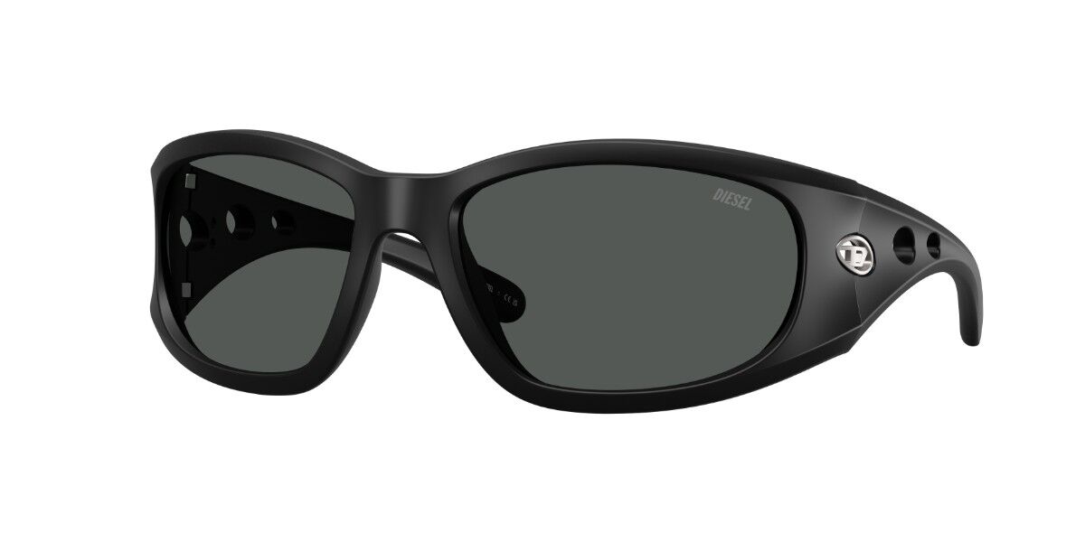 Diesel DL3012U 200287, Black frame, Dark Grey lenses