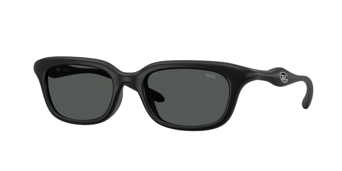 Diesel DL3013U 200287, Black frame, Dark Grey lenses