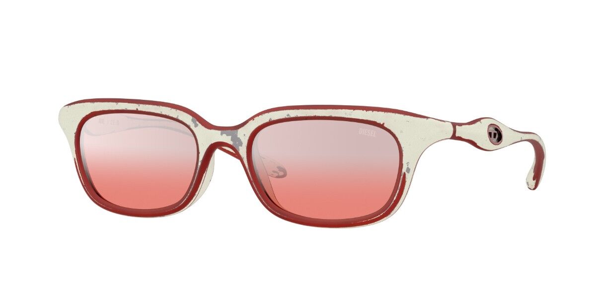 Diesel DL3013U 20107E, Red frame, Gradient Red Mirror lenses