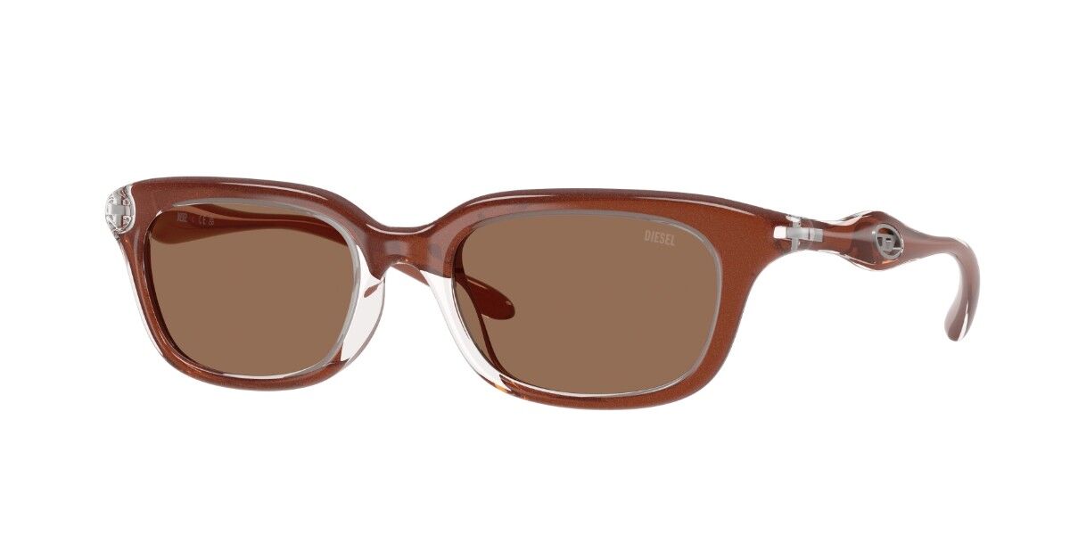 Diesel DL3013U 203373, Brown frame, Dark Brown lenses