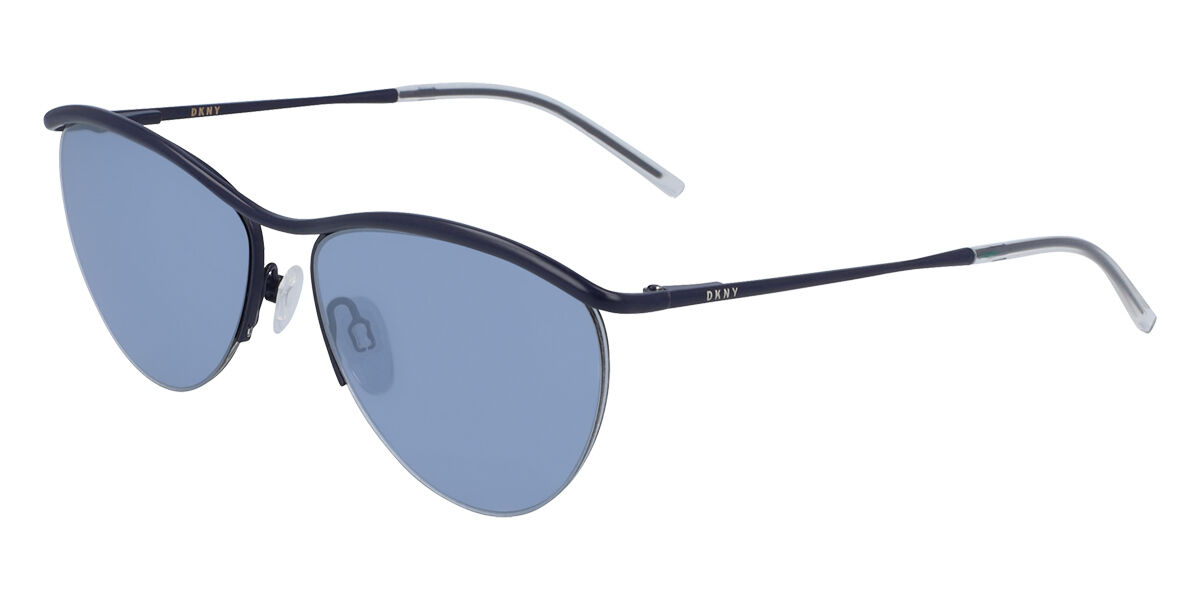 DKNY DK107S 415, Blue frame, Blue lenses