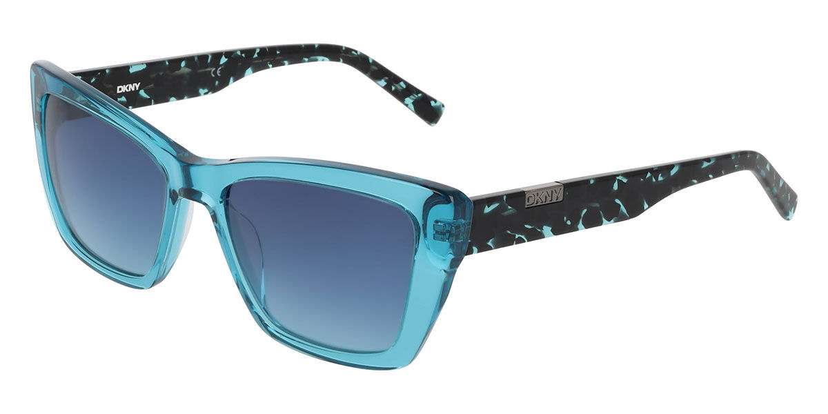 DKNY DK554S 430, Blue frame, Gradient Blue lenses