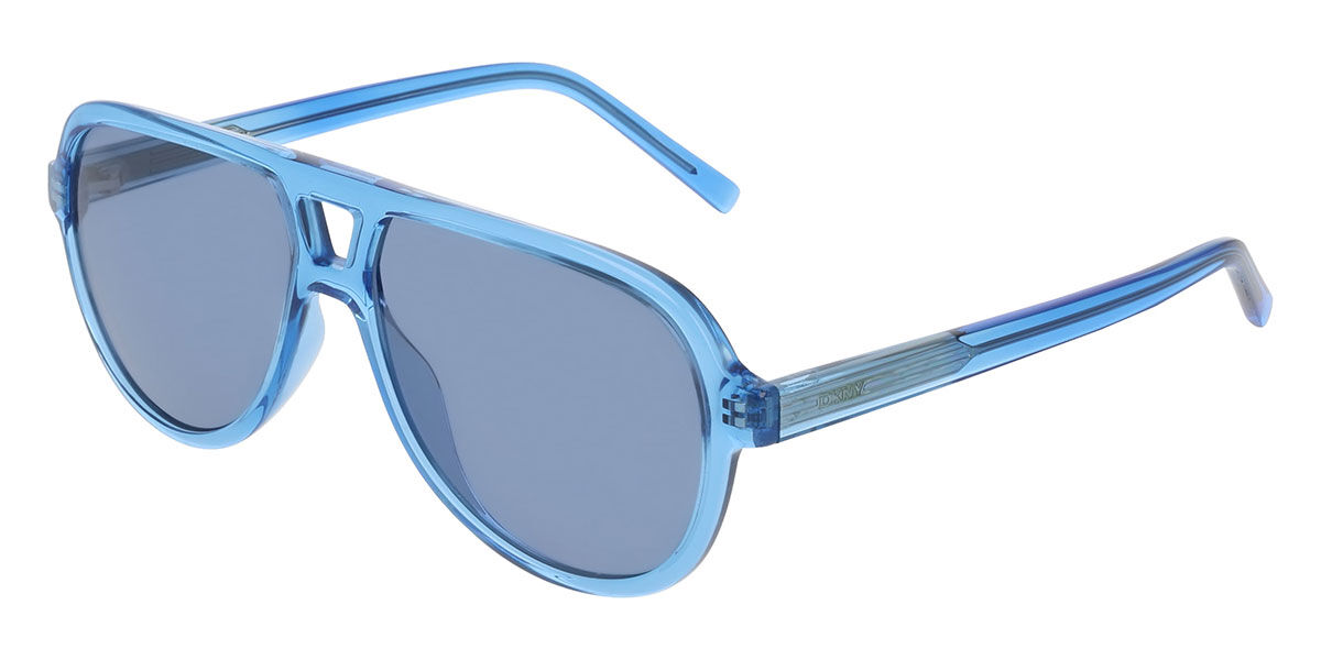 DKNY DK556S 400, Blue frame, Blue lenses
