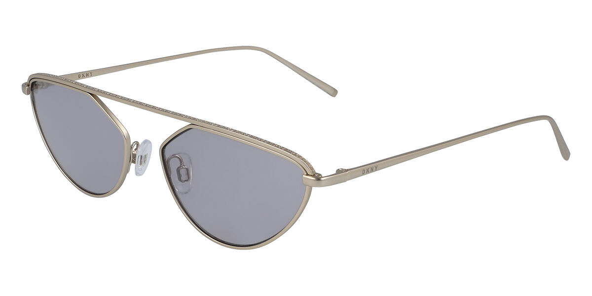 DKNY DK109S 717, Gold frame, Blue lenses