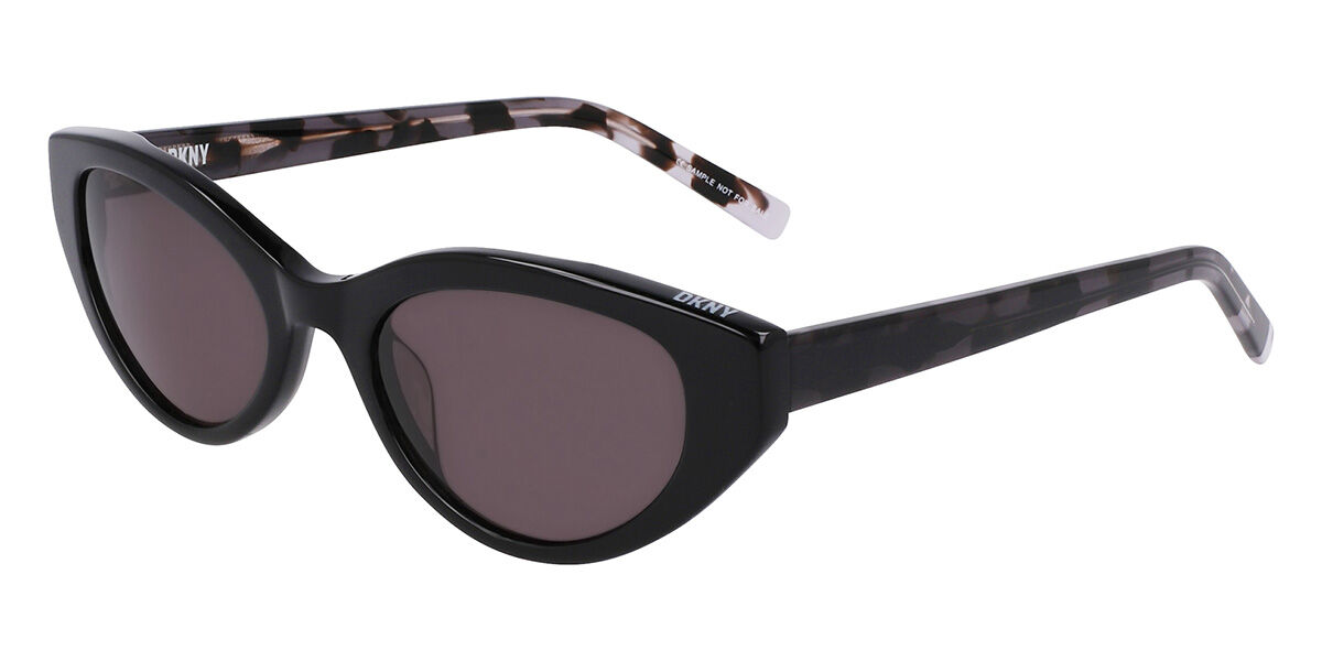 DKNY DK548S 001, Black frame, Brown lenses