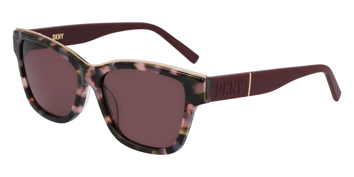 DKNY DK549S 265, Tortoiseshell frame, Brown lenses