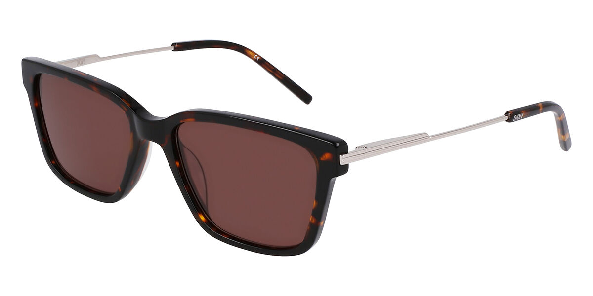 DKNY DK713S 237, Tortoiseshell frame, Brown lenses