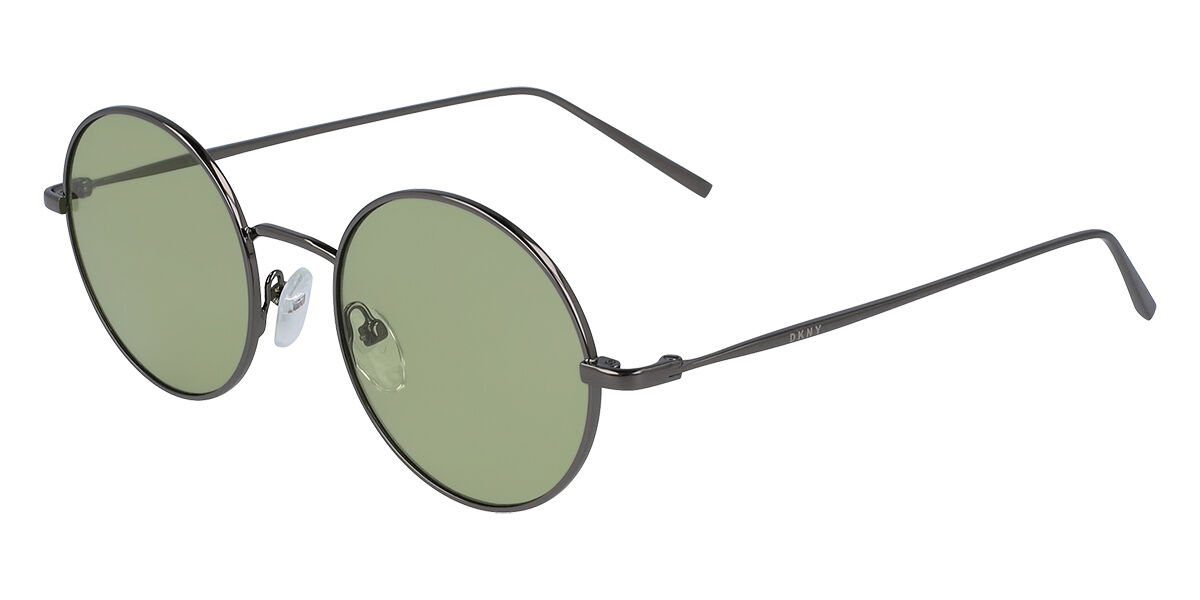 DKNY DK105S 033, Grey frame, Green lenses
