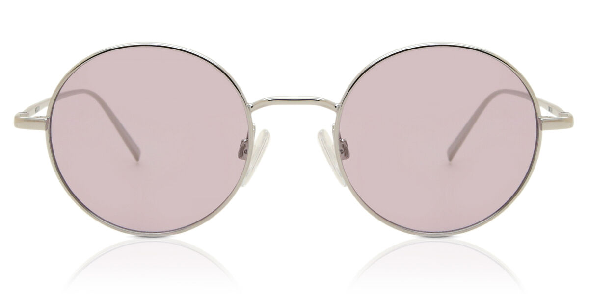 DKNY DK105S 035, Silver frame, Purple lenses