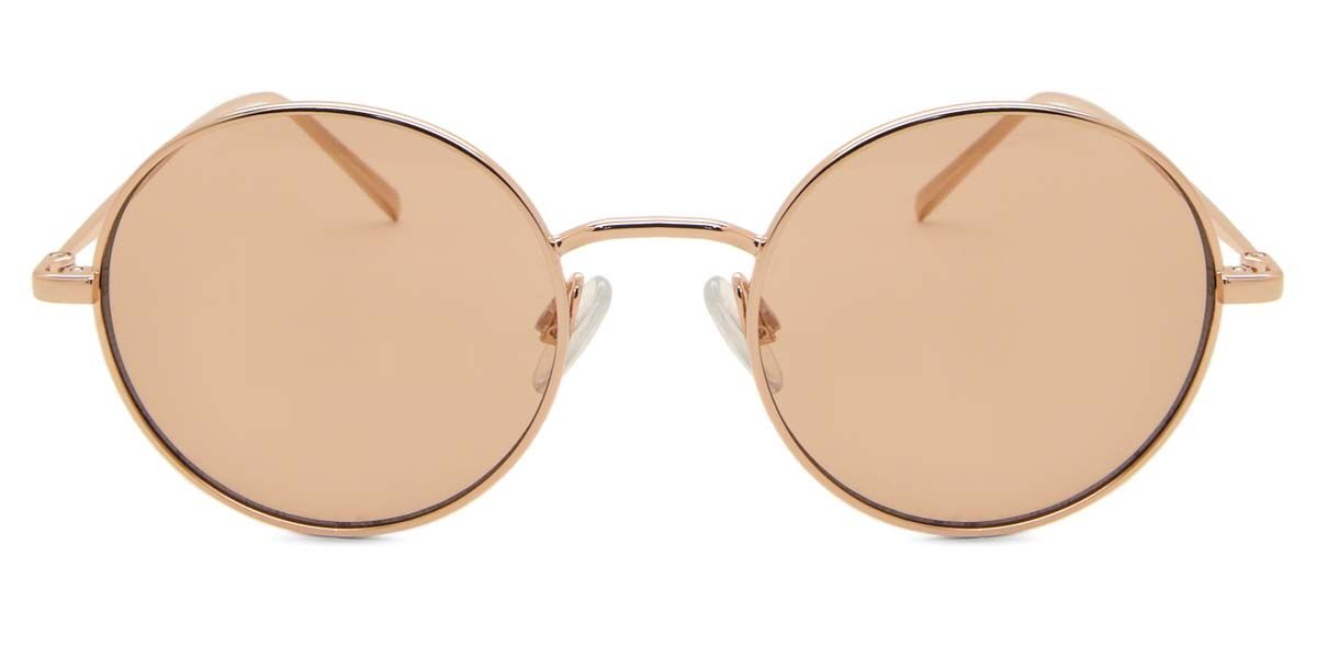 DKNY DK105S 770, Gold frame, Pink lenses
