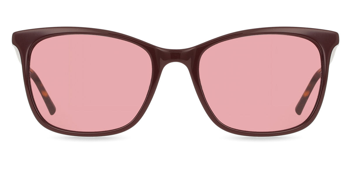 DKNY DK500S N 605, Burgundy frame, Brown lenses