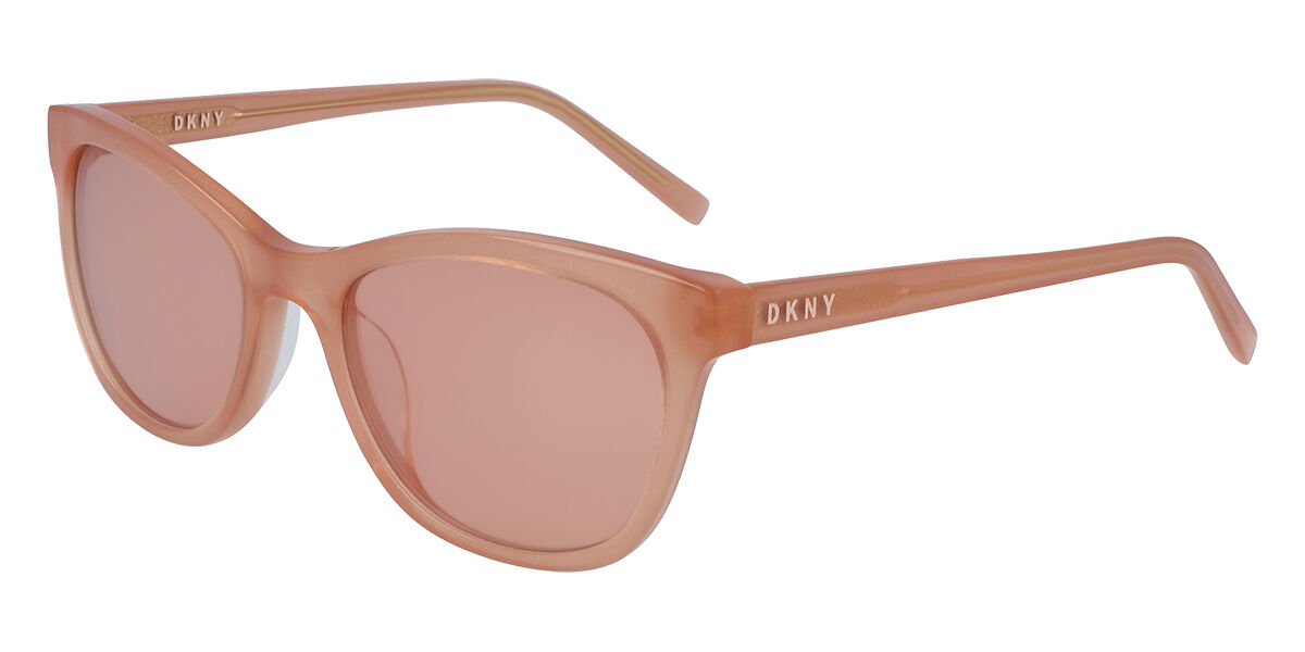 DKNY DK502S N 265, Brown frame, Pink lenses