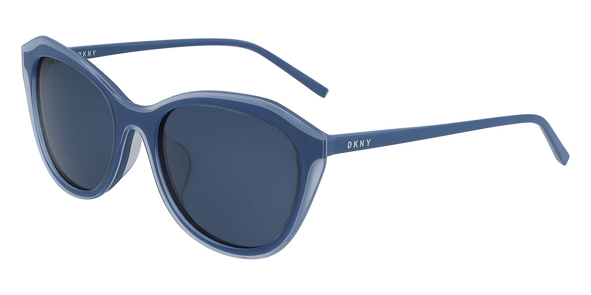DKNY DK508S 400, Blue frame, Blue lenses