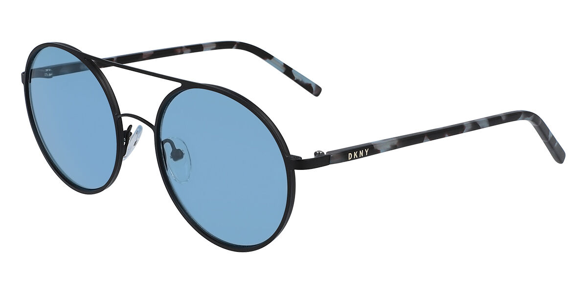 DKNY DK300S 400, Black frame, Blue lenses