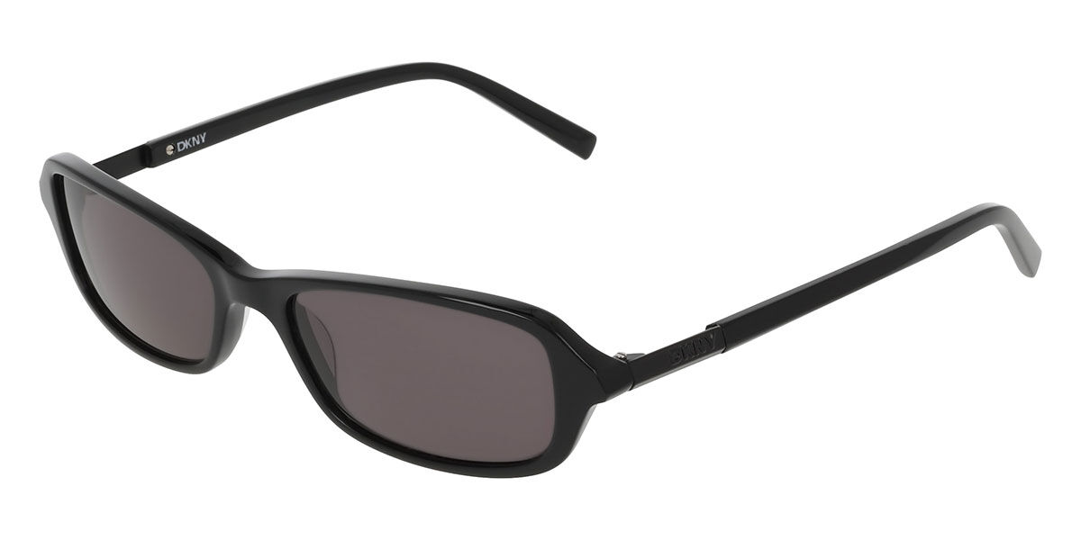 DKNY DK557S 001, Black frame, Grey lenses