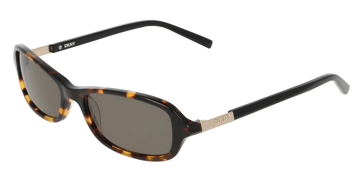 DKNY DK557S 237, Tortoiseshell frame, Grey lenses