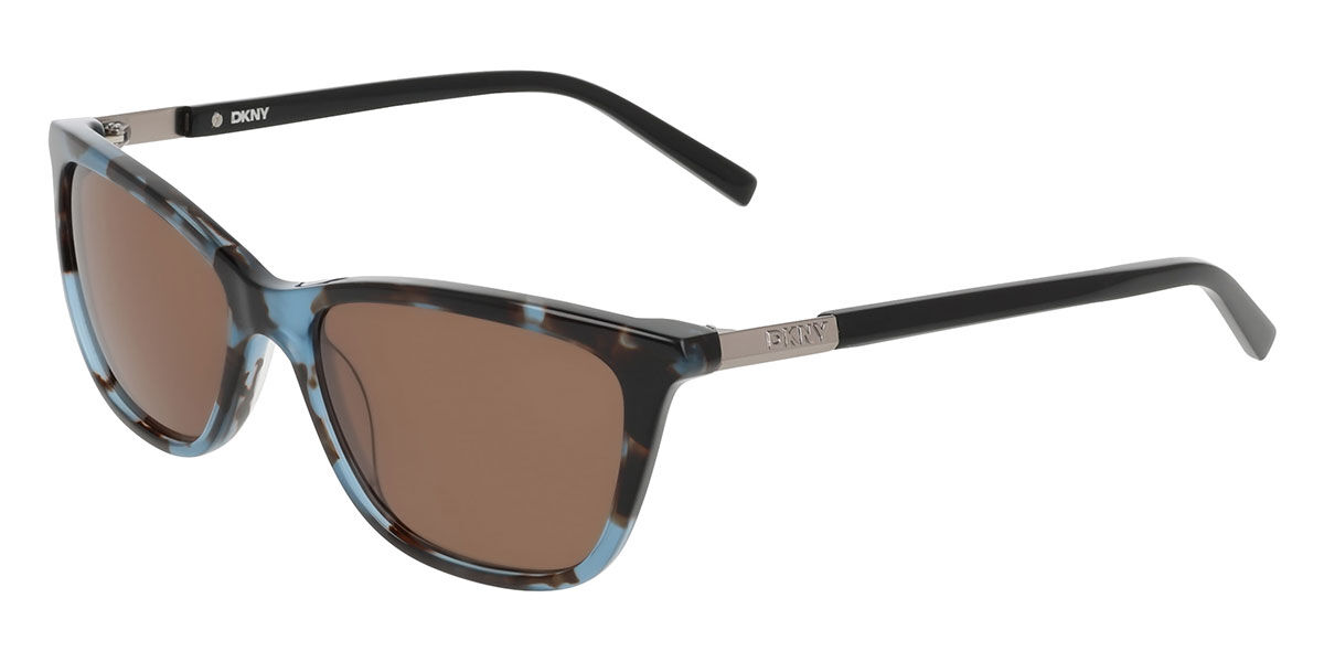 DKNY DK558S 405, Tortoiseshell frame, Brown lenses