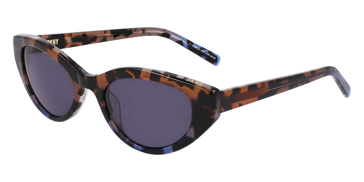 DKNY DK548S 248, Tortoiseshell frame, Blue lenses