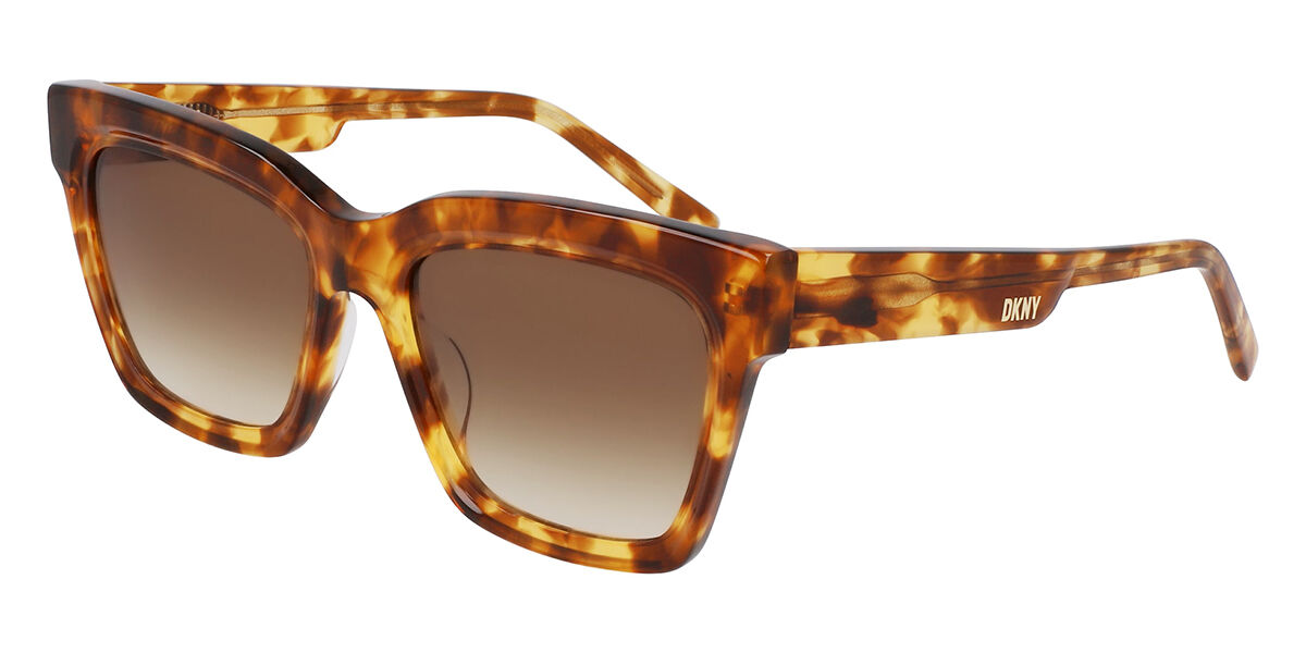 DKNY DK551S 243, Tortoiseshell frame, Gradient Brown lenses