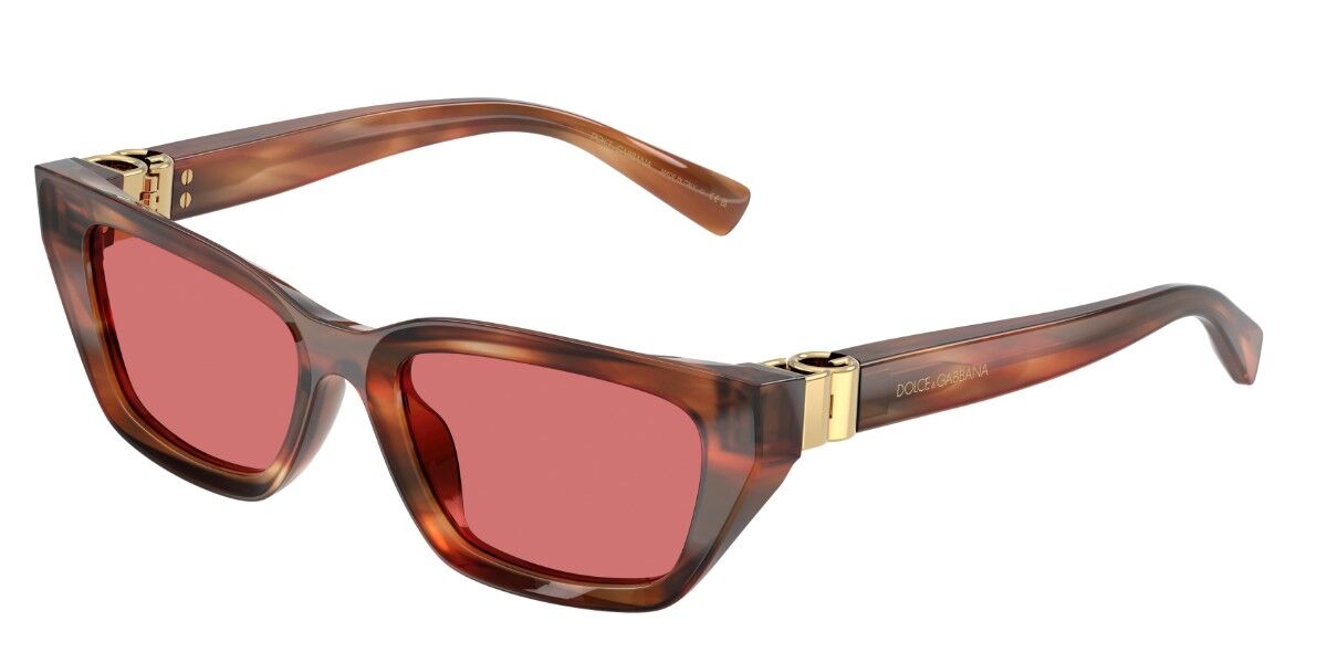 Dolce & Gabbana DG4532 322175, Brown frame, Red lenses