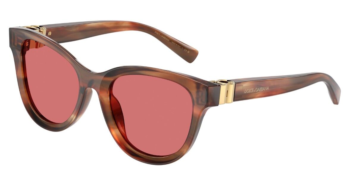 Dolce & Gabbana DG4533 322175, Brown frame, Red lenses