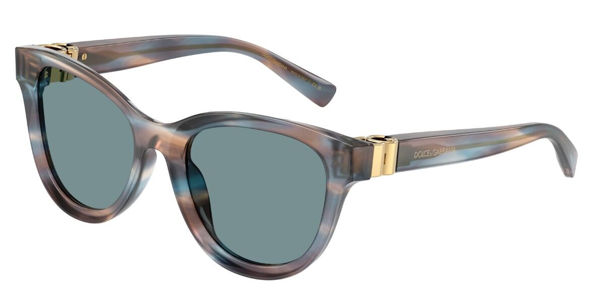 Dolce & Gabbana DG4533 344880, Blue frame, Petrol Blue lenses