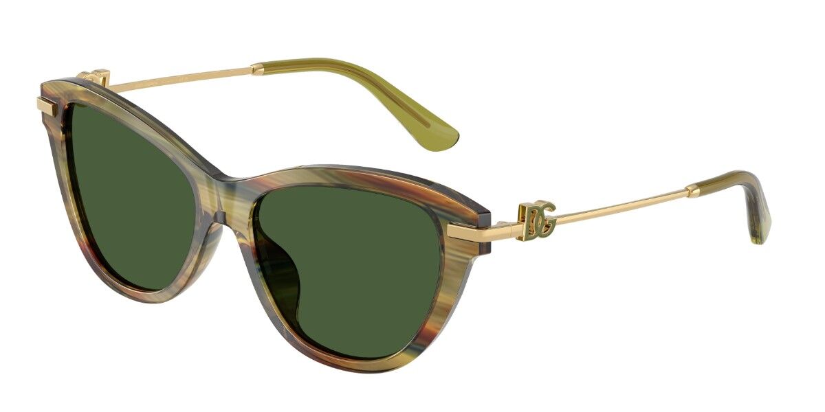 Dolce & Gabbana DG4534 347571, Green frame, Dark Green lenses