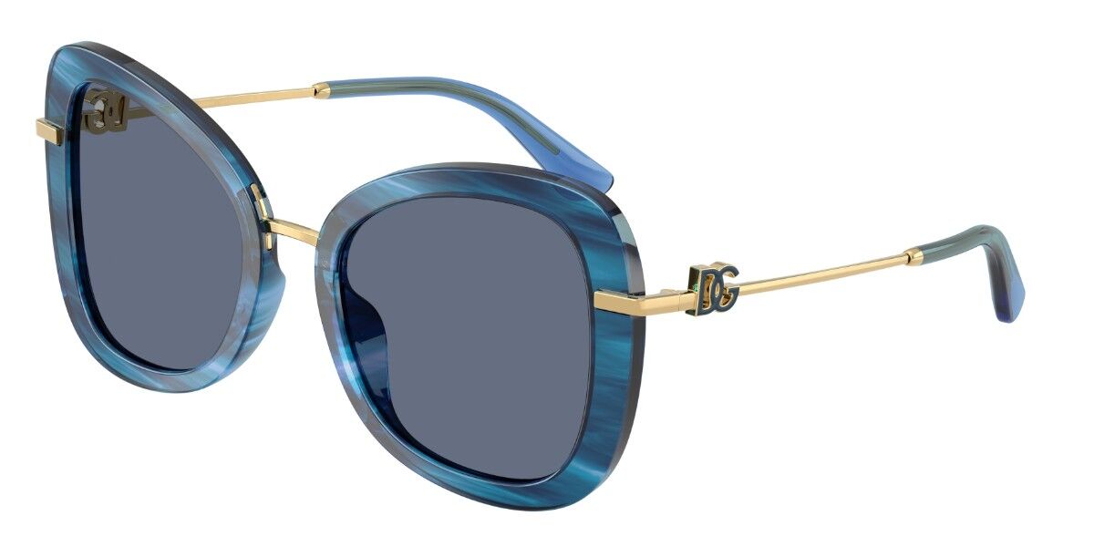 Dolce & Gabbana DG4535 347272, Blue frame, Blue lenses