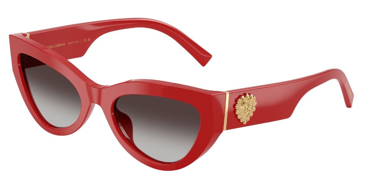 Dolce & Gabbana DG4536 30888G, Red frame, Gradient Grey lenses