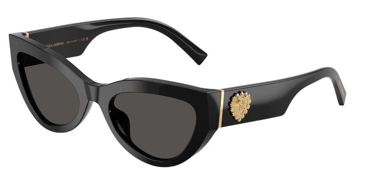 Dolce & Gabbana DG4536 501/87, Black frame, Dark Grey lenses