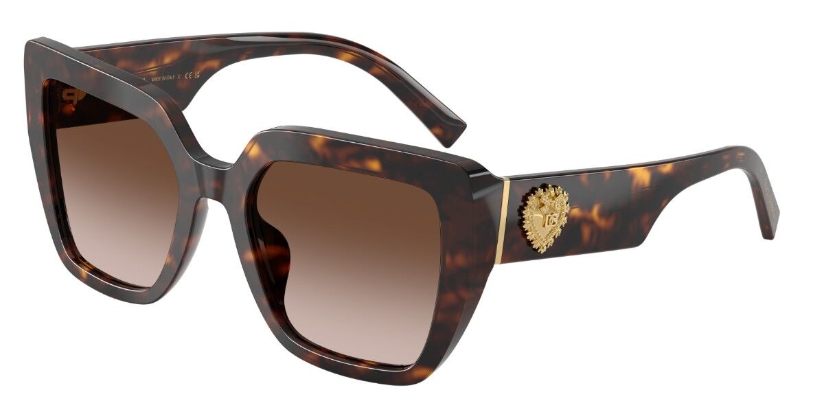 Dolce & Gabbana DG4538 502/13, Tortoiseshell frame, Gradient Brown lenses